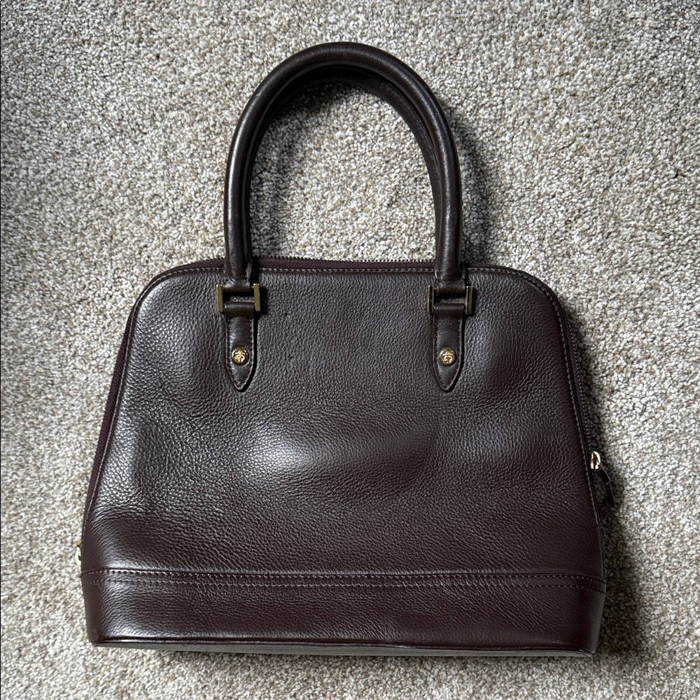 Brooks Brothers Dark Brown Satchel - Picture 2 of 10